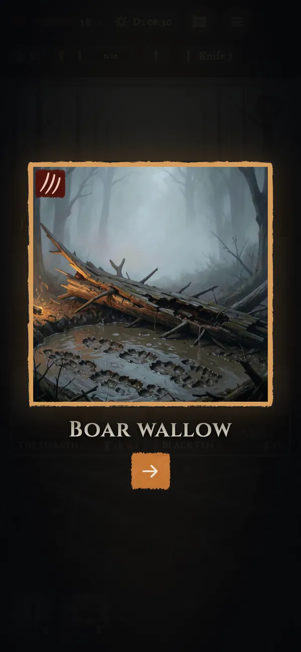 A find while exploring: the Boar wallow